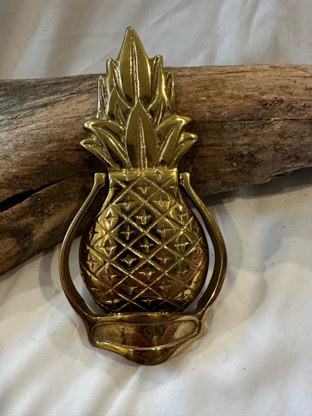 Gold Pineapple Wall Decor Accent -  Door Knocker